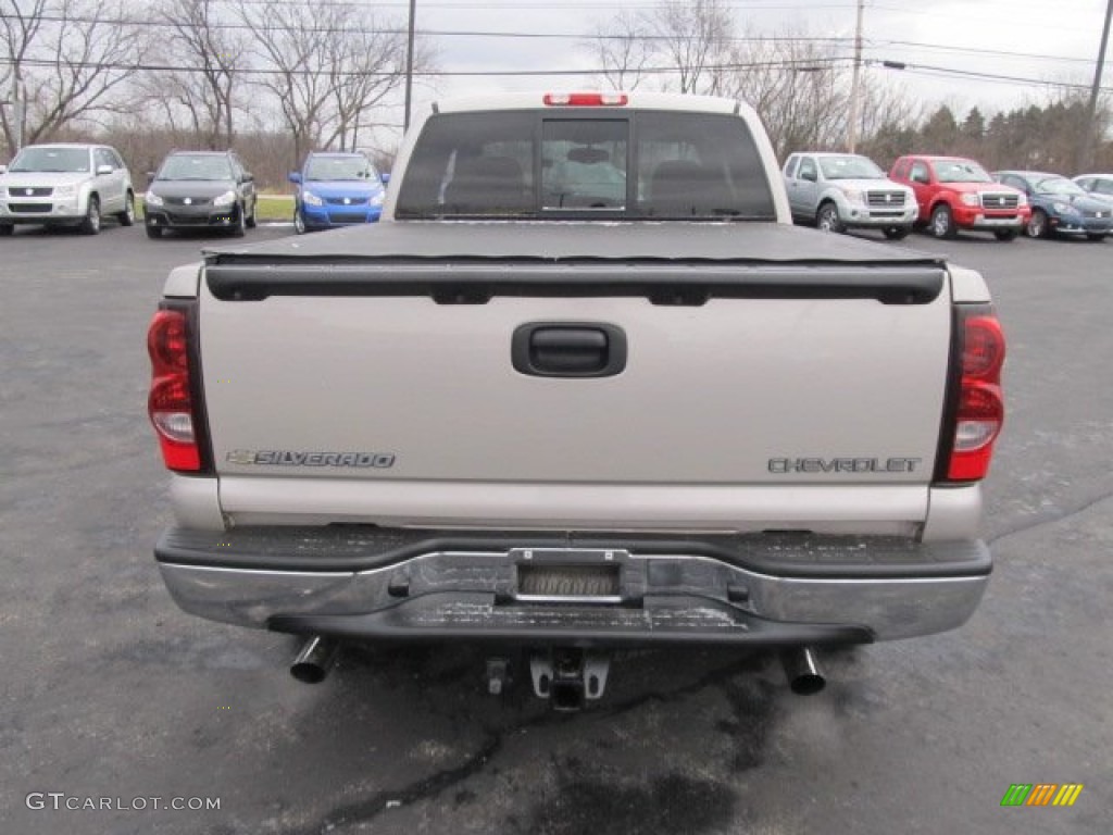 2005 Silverado 1500 LS Extended Cab 4x4 - Silver Birch Metallic / Medium Gray photo #4