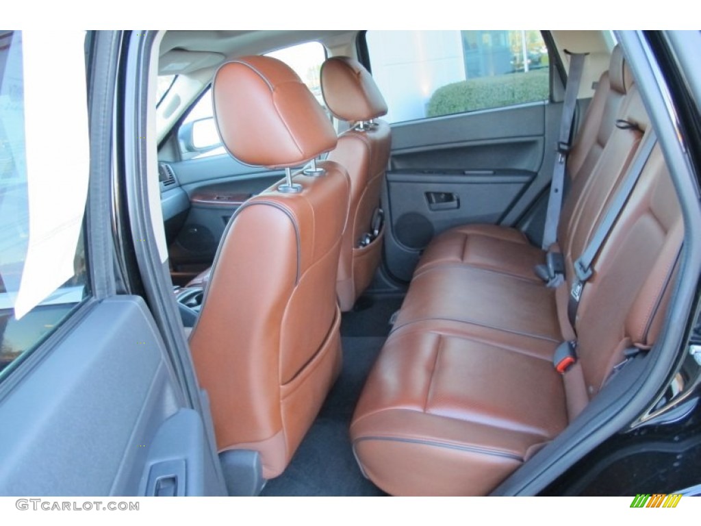 Saddle Brown/Dark Slate Gray Interior 2008 Jeep Grand Cherokee Overland Photo #59034279