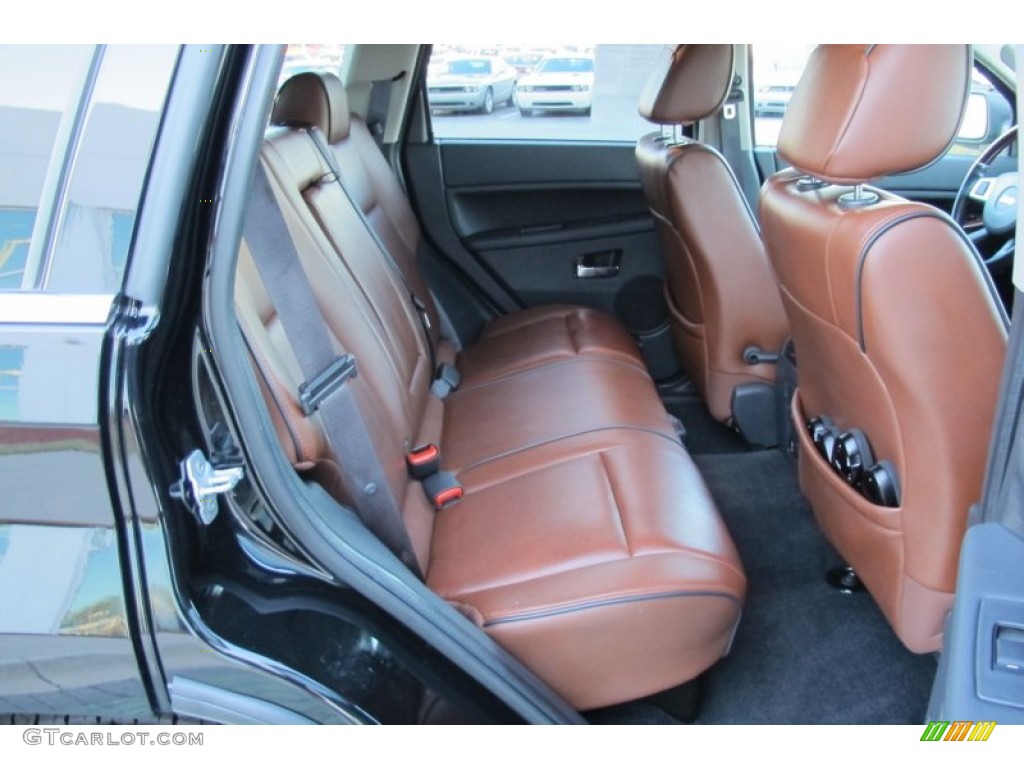 Saddle Brown/Dark Slate Gray Interior 2008 Jeep Grand Cherokee Overland Photo #59034325