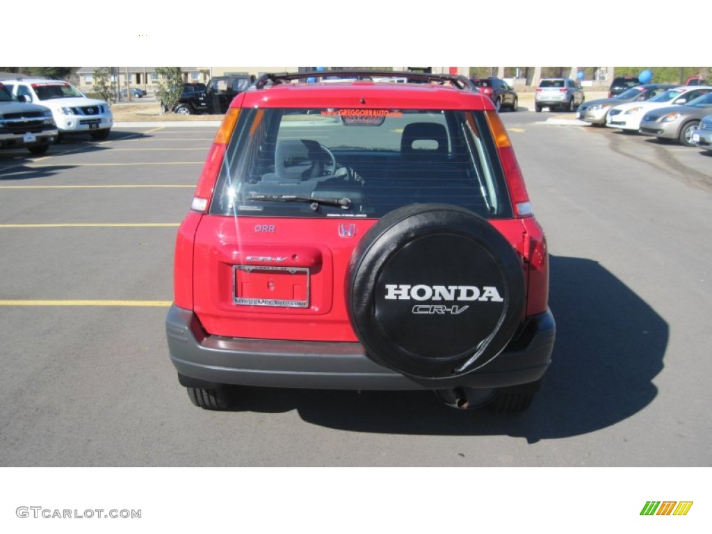 2001 CR-V LX 4WD - Milano Red / Dark Gray photo #4