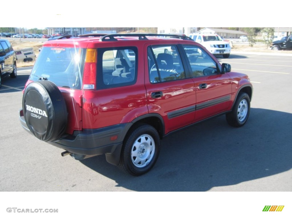 2001 CR-V LX 4WD - Milano Red / Dark Gray photo #5