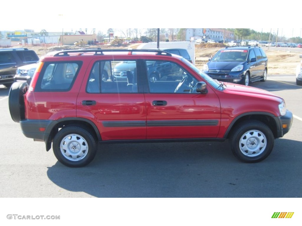 2001 CR-V LX 4WD - Milano Red / Dark Gray photo #6