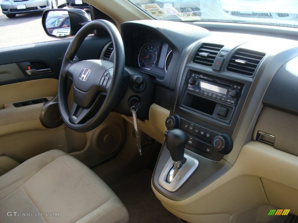 2009 Honda CR-V LX 4WD Ivory Dashboard Photo #59036344