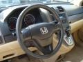 Ivory 2009 Honda CR-V LX 4WD Steering Wheel