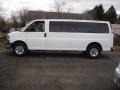 Summit White 2011 Chevrolet Express LT 3500 Extended Passenger Van Exterior