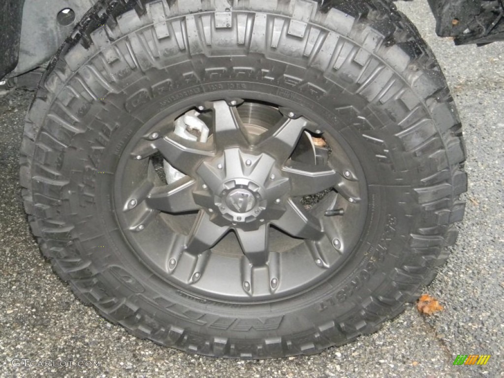 2011 Jeep Wrangler Unlimited Rubicon 4x4 Custom Wheels Photo #59038615