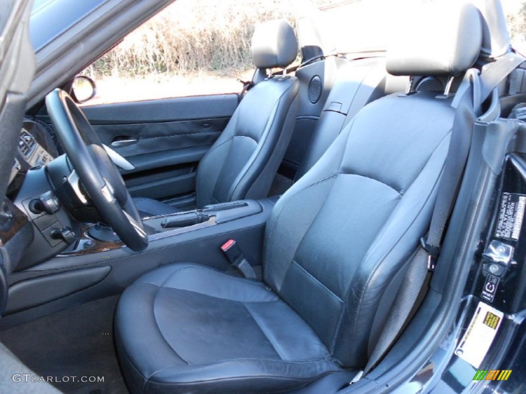2006 Z4 3.0si Roadster - Black Sapphire Metallic / Black photo #8