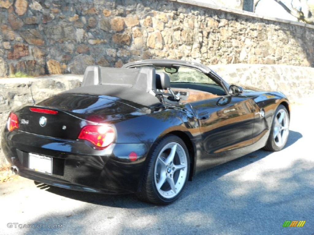 2006 Z4 3.0si Roadster - Black Sapphire Metallic / Black photo #13