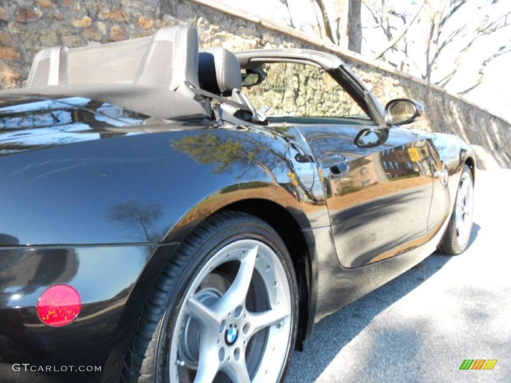 2006 Z4 3.0si Roadster - Black Sapphire Metallic / Black photo #14