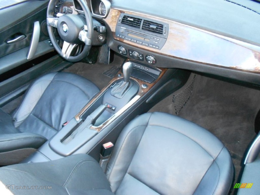 2006 Z4 3.0si Roadster - Black Sapphire Metallic / Black photo #20