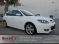 2008 Crystal White Pearl Mica Mazda MAZDA3 s Touring Hatchback  photo #1