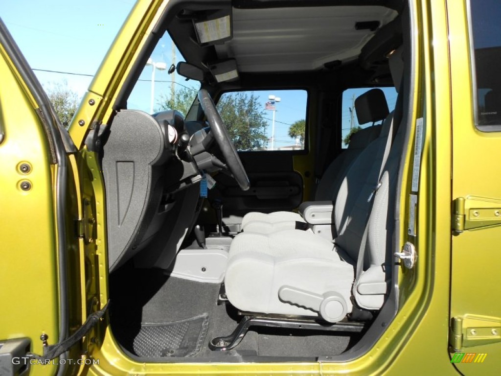 Dark Slate Gray/Medium Slate Gray Interior 2007 Jeep Wrangler Unlimited Rubicon 4x4 Photo #59040490
