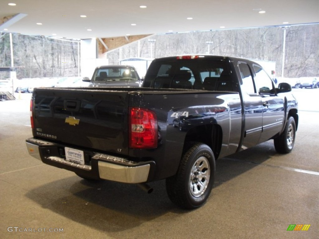 2010 Silverado 1500 LT Extended Cab 4x4 - Imperial Blue Metallic / Ebony photo #6