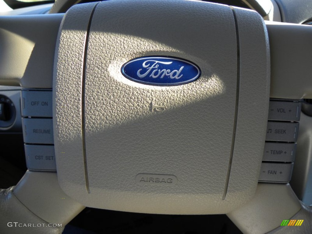 2008 F150 Limited SuperCrew - White Sand Tri-Coat / Tan photo #24