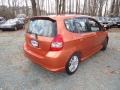 2008 Blaze Orange Metallic Honda Fit Sport  photo #7