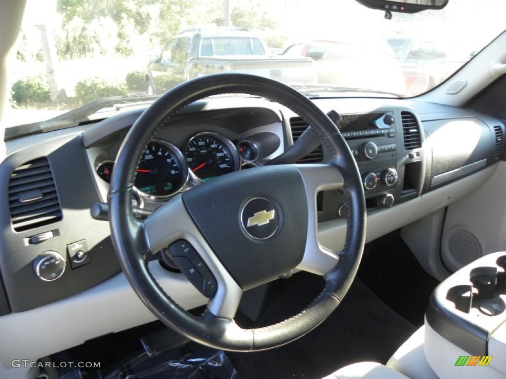 2009 Silverado 1500 LT Extended Cab - Black / Light Titanium photo #3