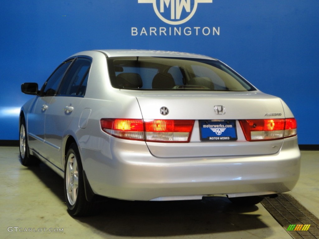2003 Accord EX Sedan - Satin Silver Metallic / Black photo #6