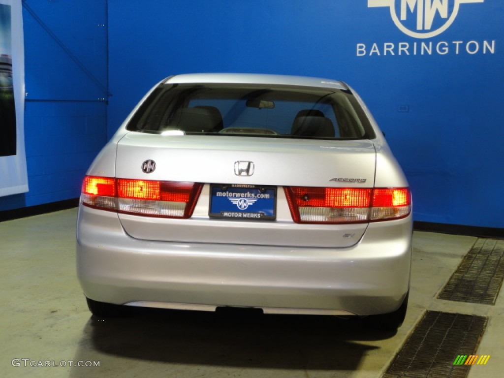 2003 Accord EX Sedan - Satin Silver Metallic / Black photo #7