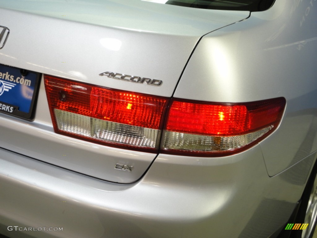 2003 Accord EX Sedan - Satin Silver Metallic / Black photo #9