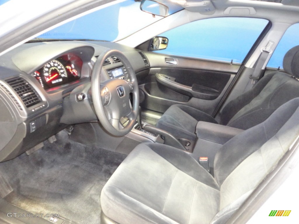 2003 Accord EX Sedan - Satin Silver Metallic / Black photo #12
