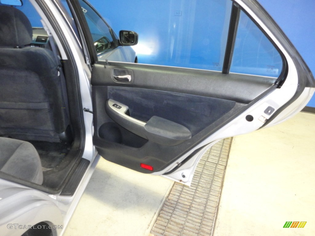 2003 Accord EX Sedan - Satin Silver Metallic / Black photo #22