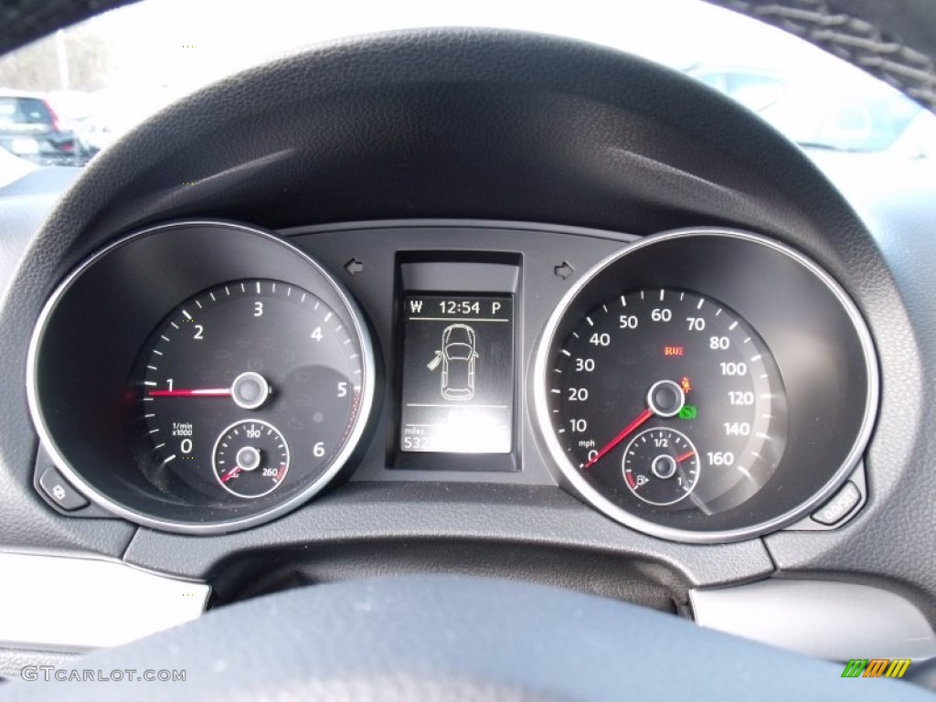 2010 Volkswagen Golf 2 Door TDI Gauges Photo #59045992