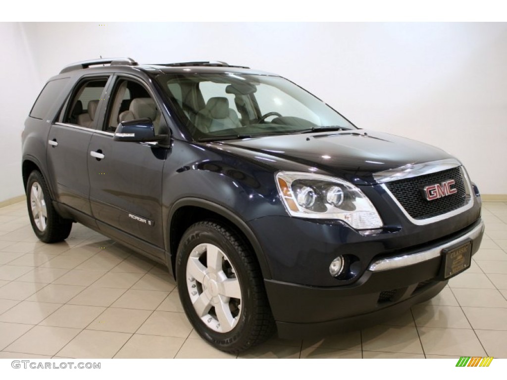 2007 Acadia SLT - Deep Blue Metallic / Titanium photo #1