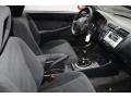 Black 2005 Honda Civic LX Coupe Interior Color