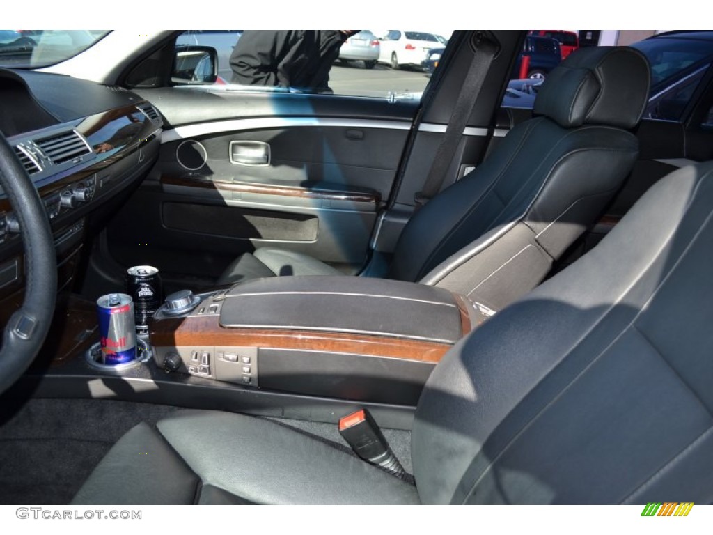 2008 7 Series 750i Sedan - Jet Black / Black photo #5