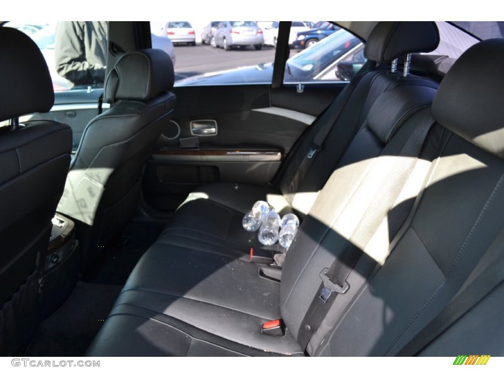 2008 7 Series 750i Sedan - Jet Black / Black photo #6