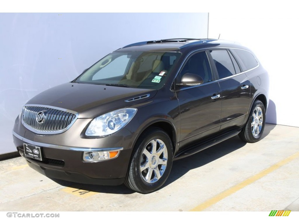 2010 Enclave CXL - Cocoa Metallic / Cashmere/Cocoa photo #15