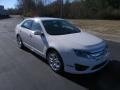 2011 White Suede Ford Fusion SE V6  photo #3