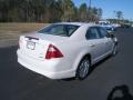 2011 White Suede Ford Fusion SE V6  photo #5