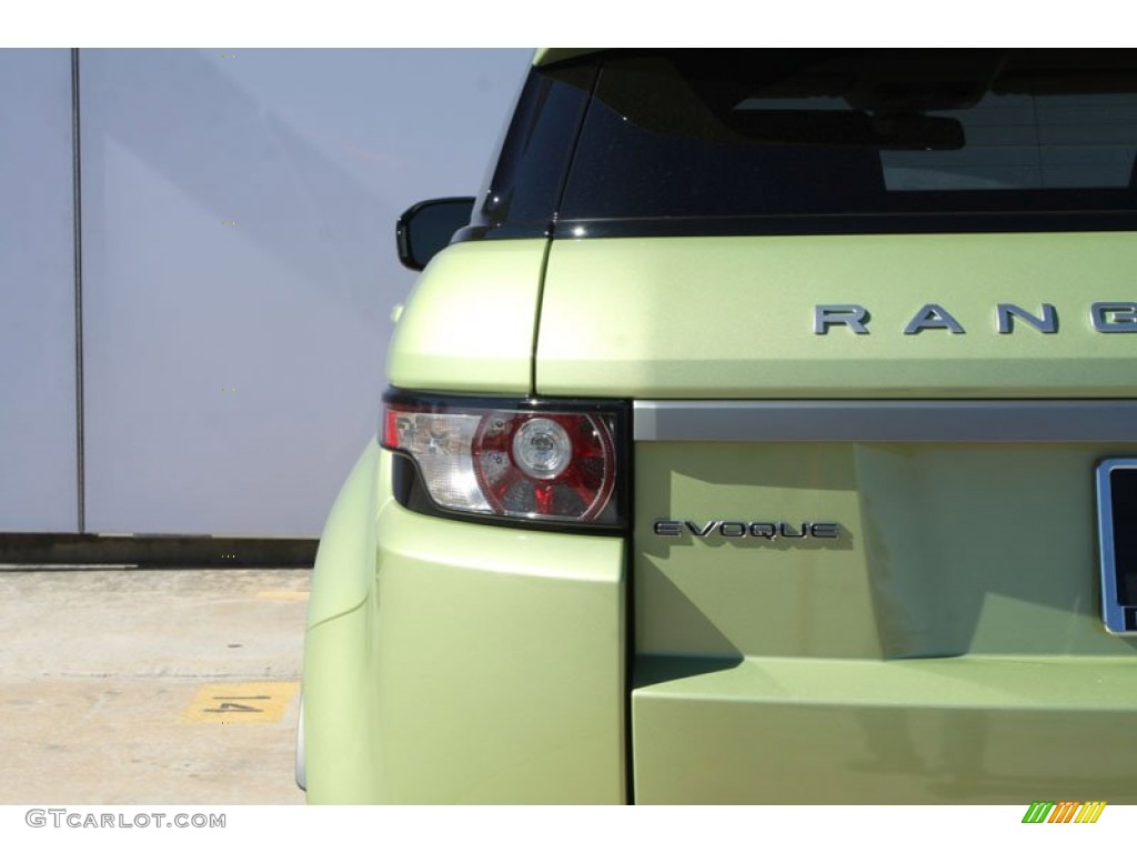 2012 Range Rover Evoque Pure - Colima Lime Metallic / Almond/Espresso photo #12