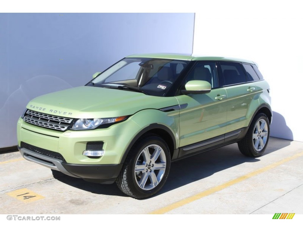 Colima Lime Metallic 2012 Land Rover Range Rover Evoque Pure Exterior Photo #59049373