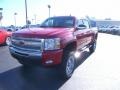 2009 Victory Red Chevrolet Silverado 1500 LT Z71 Crew Cab 4x4  photo #1