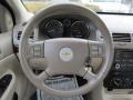 Neutral Beige 2005 Chevrolet Cobalt LT Sedan Steering Wheel