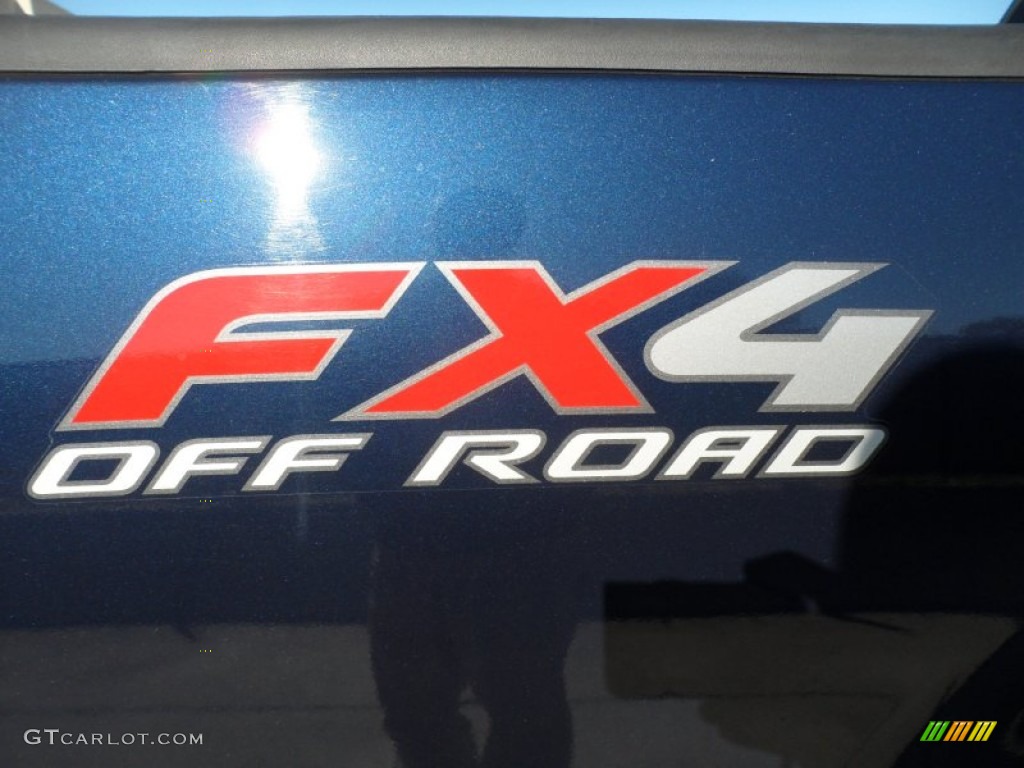 2005 F150 FX4 SuperCrew 4x4 - True Blue Metallic / Medium Flint/Dark Flint Grey photo #17