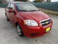 2010 Sport Red Chevrolet Aveo LT Sedan  photo #1