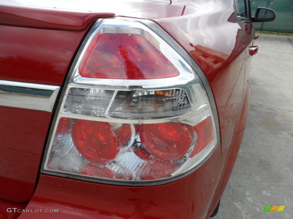 2010 Aveo LT Sedan - Sport Red / Charcoal photo #14