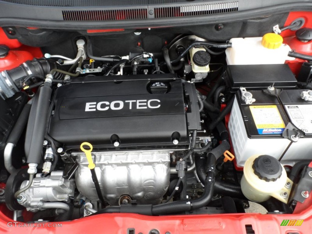 2010 Aveo LT Sedan - Sport Red / Charcoal photo #17