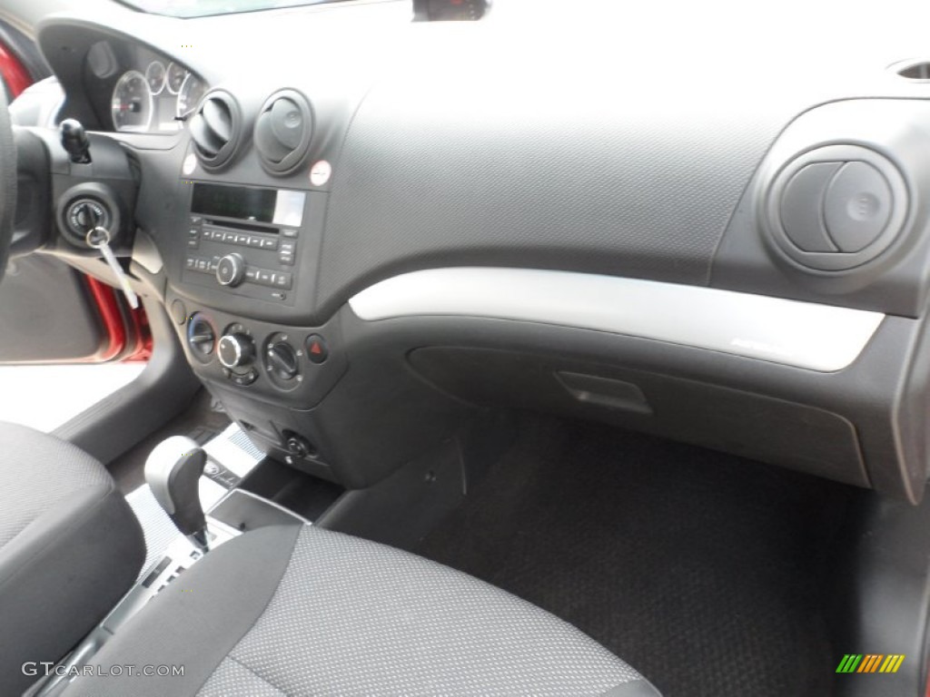 2010 Aveo LT Sedan - Sport Red / Charcoal photo #19
