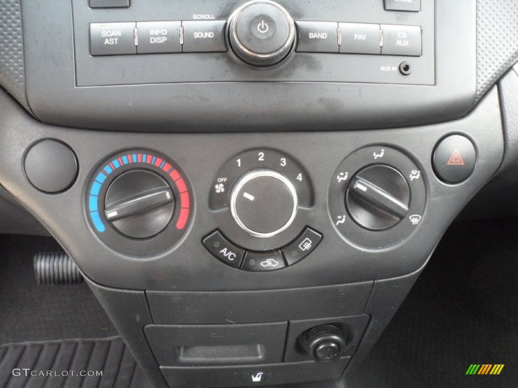 2010 Aveo LT Sedan - Sport Red / Charcoal photo #33