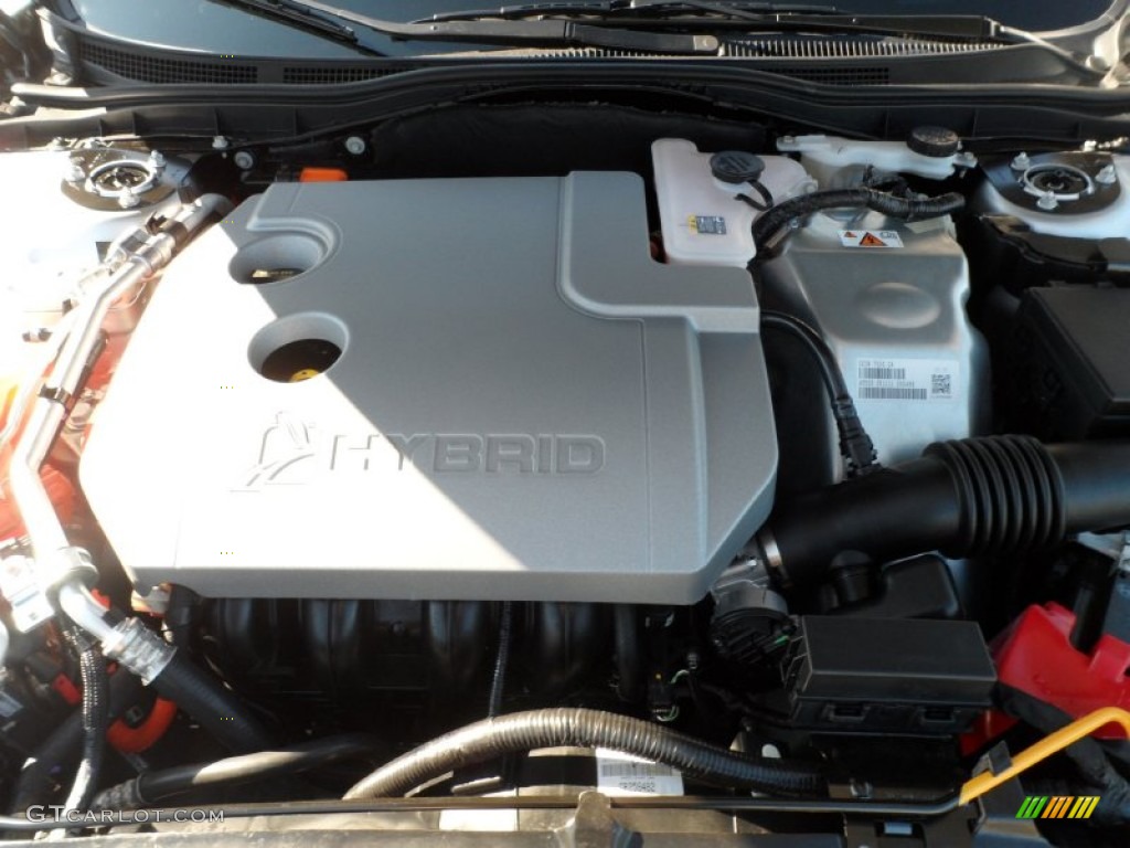 2012 Ford Fusion Hybrid 2.5 Liter Atkinson Cycle DOHC 16-Valve VVT Duratec 4 Cylinder Gasoline/Electric Hybrid Engine Photo #59051927