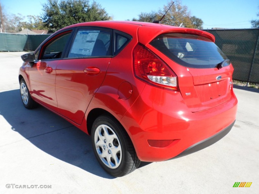 Race Red 2012 Ford Fiesta SE Hatchback Exterior Photo #59051990