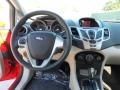 Light Stone/Charcoal Black 2012 Ford Fiesta SE Hatchback Dashboard