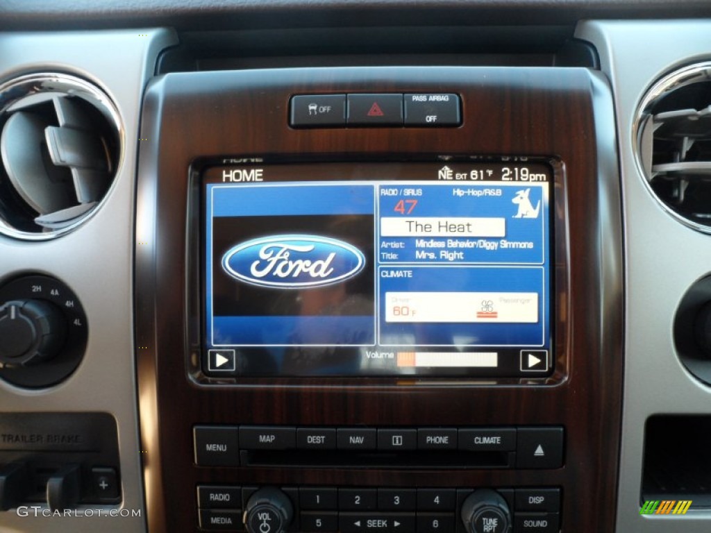2012 F150 King Ranch SuperCrew 4x4 - Dark Blue Pearl Metallic / King Ranch Chaparral Leather photo #31