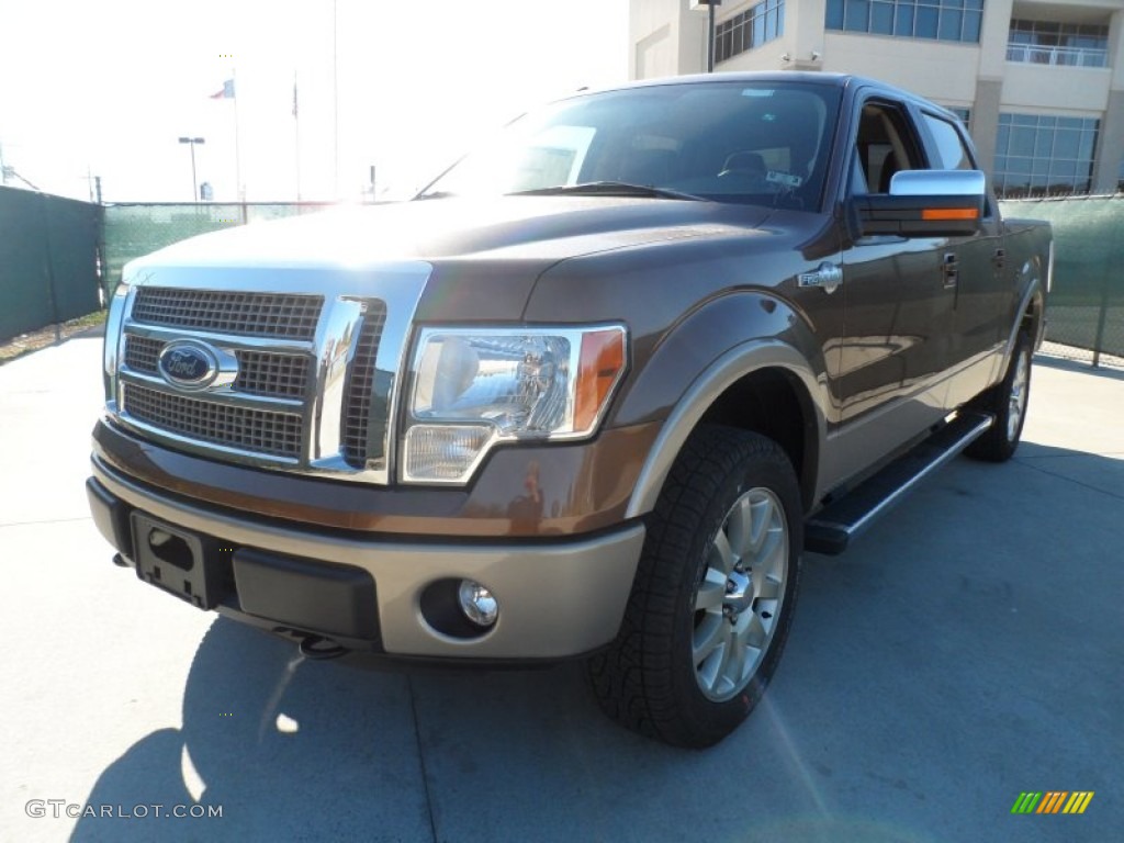 2012 F150 King Ranch SuperCrew 4x4 - Golden Bronze Metallic / King Ranch Chaparral Leather photo #7