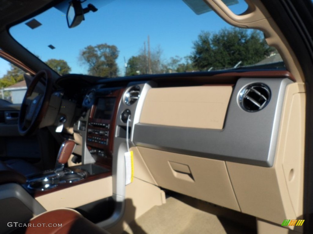 2012 F150 King Ranch SuperCrew 4x4 - Golden Bronze Metallic / King Ranch Chaparral Leather photo #21