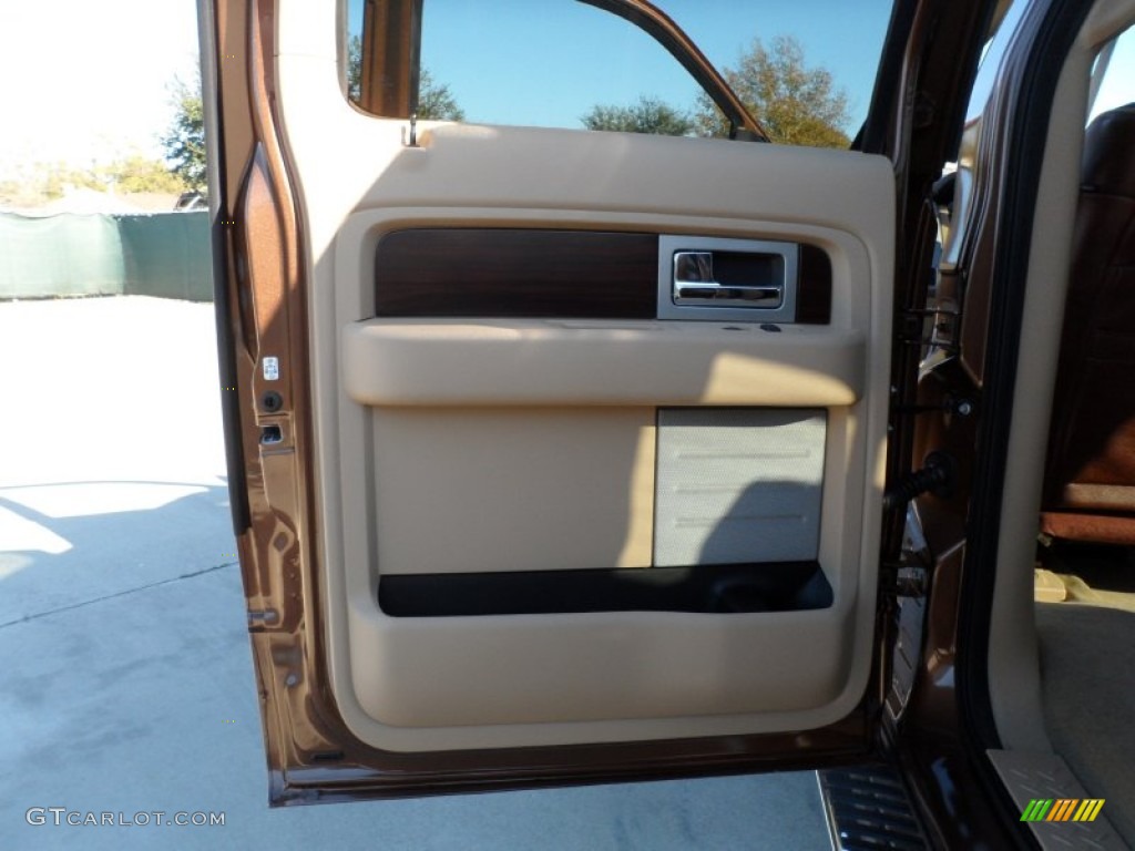 2012 F150 King Ranch SuperCrew 4x4 - Golden Bronze Metallic / King Ranch Chaparral Leather photo #22